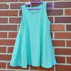 Girl's Wonder Nation Seafoam Green Swing Tank - Size 7/8